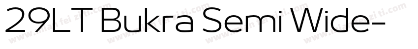 29LT Bukra Semi Wide字体转换